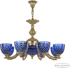 Подвесная люстра Verona 72211P/8/210 G P1 U Clear-Blue/H-1J Bohemia