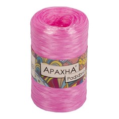 Вязание Пряжа ARACHNA Raffia 100% полипропилен 5 шт. х 50 г 200 м цв. №10 розовый Raffia-№
