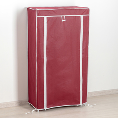 Полка для обуви, 6 ярусов, 60×28×105 см, цвет бордовый No Brand