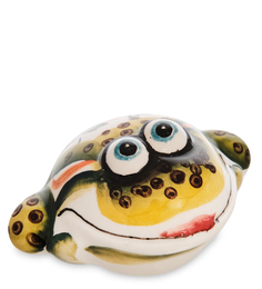 ГЛ-790 Фигурка "Жаба" цв. (Гжельский фарфор)
