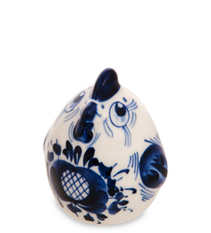 ГЛ-788 Фигурка "Цыпленок" (Гжельский фарфор)