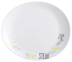 Тарелка столовая мелкая Luminarc Friends Time Bistro, D=30 см