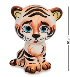 ГЛ- 26 Фигурка "Тигренок Арни" цв. (Гжельский фарфор)