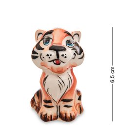 ГЛ- 36 Фигурка "Тигренок Джек" цв. (Гжельский фарфор)