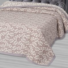 Покрывало Жаккардовое Камея капучино 240х235 Евро Макси 100% Хлопок Арт Дизайн