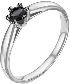 Кольцо из белого золота с бриллиантом р.17.5 Империал K0695-205 Imperial