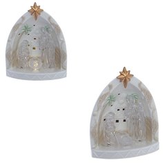 Фигурка декоративная Рождество с подсветкой, L12,5 W9 H15,5 см, (2хAG13) KSM-263797 Remeco Collection