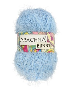 Вязание Пряжа ARACHNA BUNNY 100% микрополиэстер 5 шт. х 100 г 110 м цв. №54 голубой BUNNY-