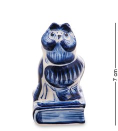 ГЛ-704 Фигурка "Филин" (Гжельский фарфор)