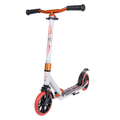 Самокат подростковый TT JOGGER 180 1/4 (Колеса 180 мм рама ALU) WHITE/RED Tech Team