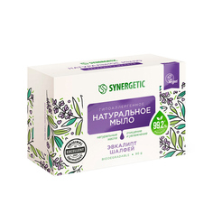 Мыло туалетное Synergetic эвкалипт и шалфей, натуральное 1 шт