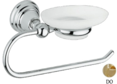 Полотенцедержатель Bagno Associati Regency RE23952 с мыльницей золото