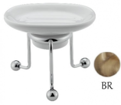 Мыльница Bagno Associati Opera OP72292 бронза