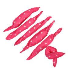 Бигуди «Бумеранг», d = 2 см, 18 см, 6 шт, цвет розовый 4686810 Queen Fair