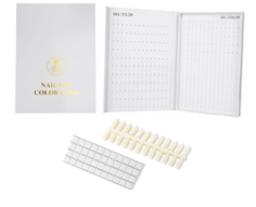 Книжка-палитра для гель-лаков BYFASHION 308 ячеек в комплекте с типсами и скотчем