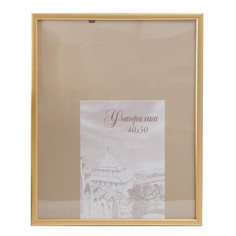 Фоторамка сосна с19 золото 40х50 см (пластиковый экран) 3866934 Sima Land