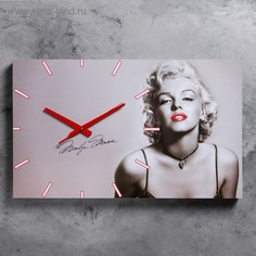 Часы-картина настенные Мэрилин Монро, 61х37 см Рубин