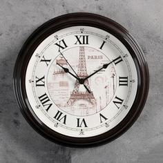 Часы настенные, : Город Париж, d=31 см Troika