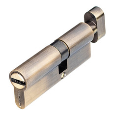 Цилиндр Palladium C BK AB 80 (35х45) мм ключ/вертушка античная бронза