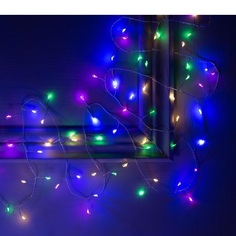 Световая гирлянда новогодняя Luazon Lighting мишура 5198392 5 м разноцветный