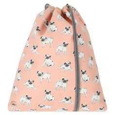 Мешок Mi-Pac Kit Bag Pugs Peach розовый