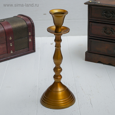 Подсвечник Античность на 1 свечу 9х9х23 см No Brand