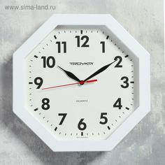 Часы настенные, : Классика, 29 х 29 см, белая рамка Troika