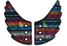Аксессуары для кед крылья Converse Peru Multi Color Lace 11701 разноцветный Shwings