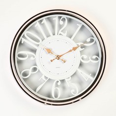 Часы настенные, : Интерьер, плавный ход, d=30.5 см, АА No Brand