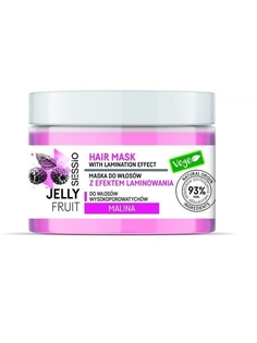 Маска для высокопористых волос Sessio Jelly Fruit ламинирующая с малиной 250 мл