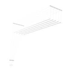 Сушилка потолочная Лиана ПЛЮС 150см белая Garda