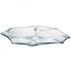 Ваза для фруктов 33 см плоская Crystalite Bohemia Нептун /Без декора / 103866 No Brand
