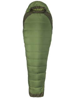 Спальный мешок Marmot Trestles Elite Eco 30 Long green/forest night, левый
