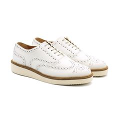 Полуботинки женские Clarks Baille Brogue 26157412 белые 39 EU