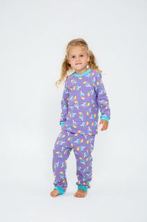 Пижама детская Веселый малыш 384140 цв. фиолетовый р. 134