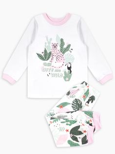 Пижама детская Веселый малыш 378170 цв. белый р. 92