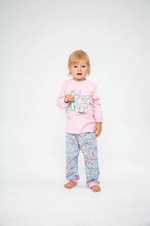 Пижама детская Веселый малыш 379170 цв. розовый р. 104