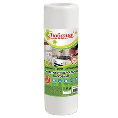 Салфетки универсальные в рулоне ЛЮБАША, 605489, 35 шт