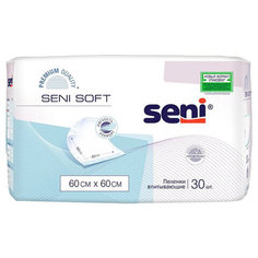 Пеленки SENI SOFT впитывающие одноразовые 60х60 см комплект 30 шт. SE-091-S030-J02