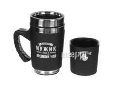 Термокружка Командор Крутой мужик 600ml 4472881 No Brand