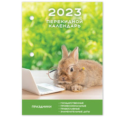 Календарь настольный перекидной 2023 год Staff Символ года 114287 160 листов блок газетный