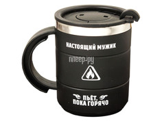 Термокружка Командор Настоящий мужик 400ml 2366401 No Brand