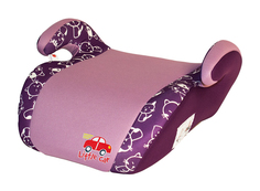 Бустер детский Little Car Smart 22-36 кг. коты-фиолетовый