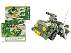 Конструктор Армия - Военная машина, 118дет., 22403 Импортные товары