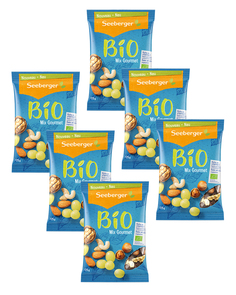 Смесь Обжаренных Орехов и Изюма Seeberger БИО 125 г - 6 шт