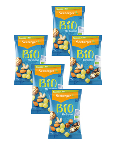 Смесь Обжаренных Орехов и Изюма Seeberger БИО 125 г - 5 шт