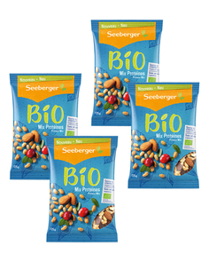 Смесь Seeberger из Обжаренных Ядер Миндаля, Соевых Бобов и Клюквы с сахаром 125 г - 4 шт