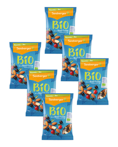 Смесь Seeberger Бразильский орех, миндаль, черноплодная рябина, клюква с сахаром 125г* 6шт