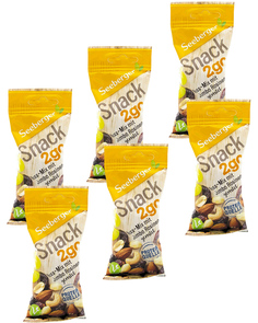 Смесь Seeberger обжаренных ядер орехов и темного изюма "Джамбо" 50 гр. x 6