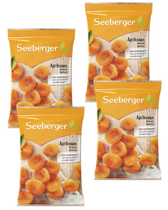 Абрикосы Seeberger Сушеные Крупные 125 гр - 4 шт